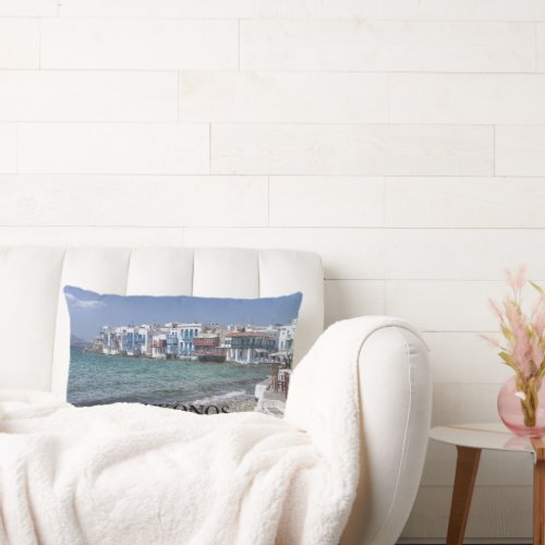 Little Venice Mykonos Lumbar Pillow