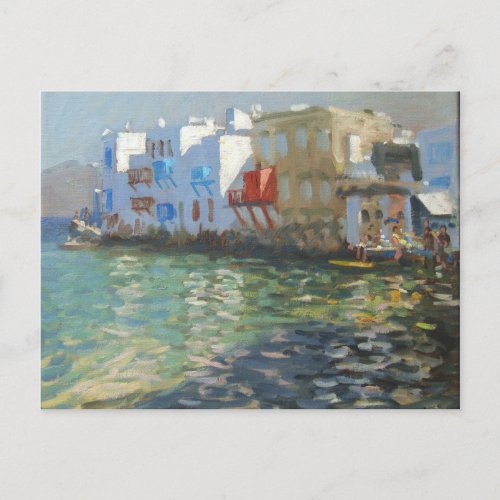 Little Venice Mykonos Postcard