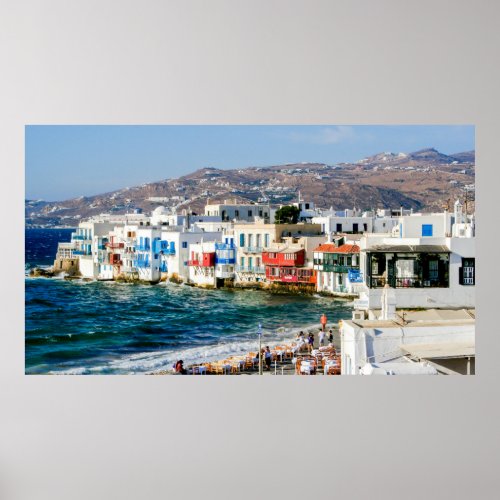 Little Venice Mykonos Poster