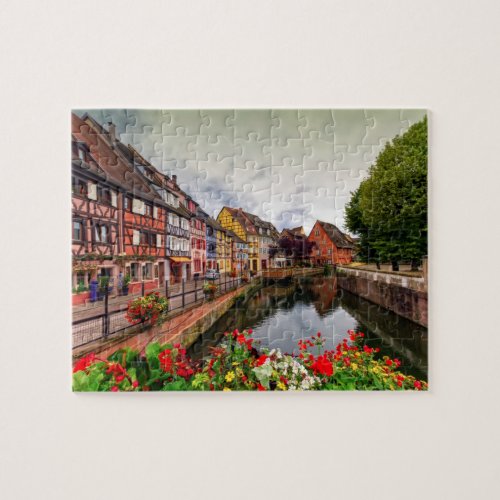 Little Venice petite Venise in Colmar France Jigsaw Puzzle