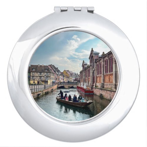 Little Venice River Boat               Compact Mirror