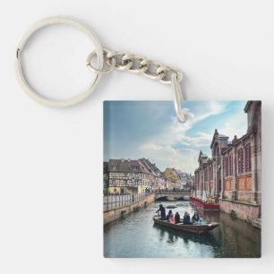Little Venice River Boat       Keychain