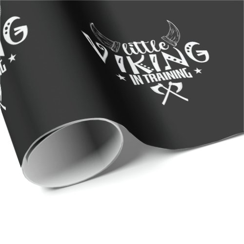 Little Viking in Training Viking Wrapping Paper