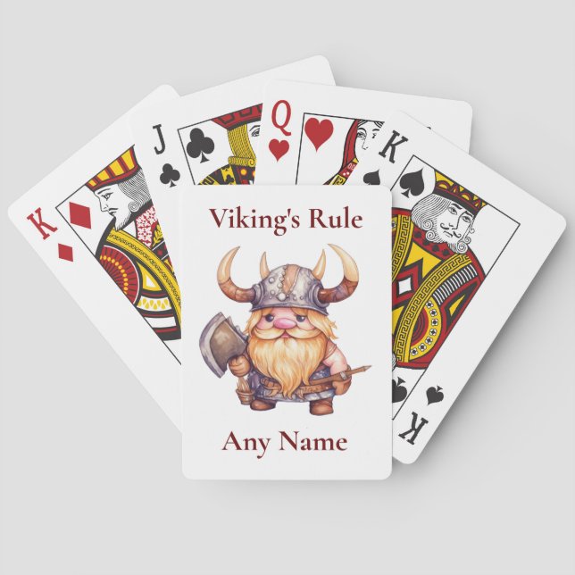 Little Viking Poker Cards (Back)