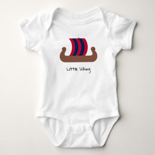 Little Viking Ship Baby Jersey Bodysuit