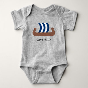 Little Viking Ship Baby Jersey Bodysuit