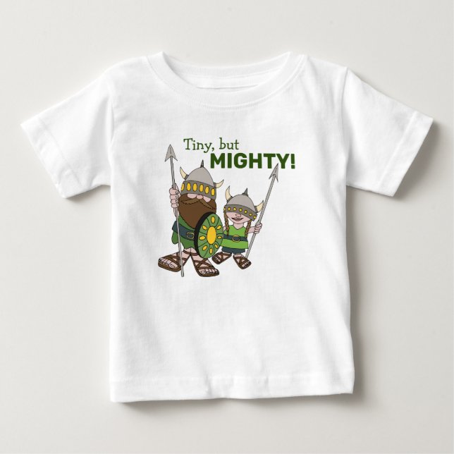 Little Vikings Baby Fine Jersey T-Shirt (Front)