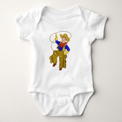 Little Vintage Cowboy Wannabe Baby Bodysuit