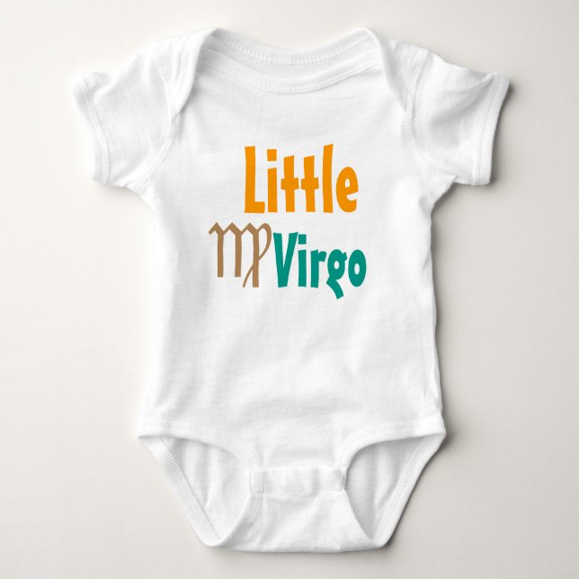 Little Virgo Baby Bodysuit (Front)