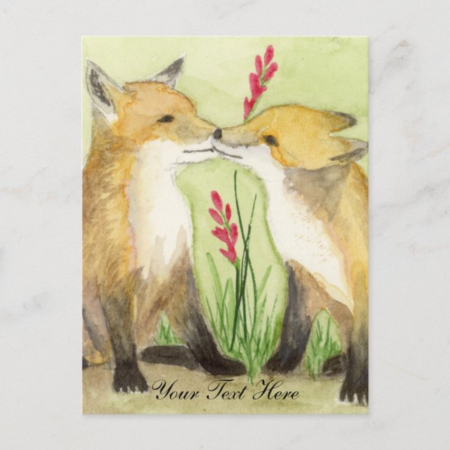 Little Vixens Postcard (Front)