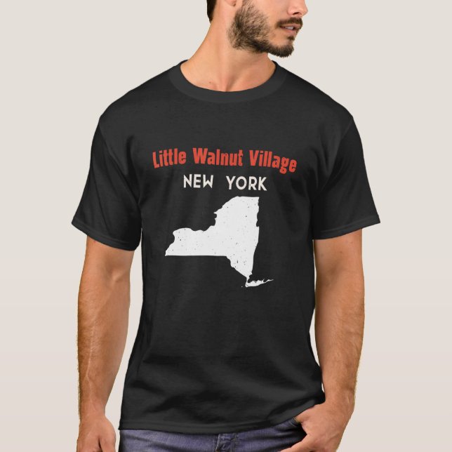 Little Walnut Village New York USA State America T T-Shirt (Front)