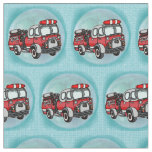 Little Water Fire Truck Fabric