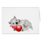 Little Westie with Ornament (Front Horizontal)