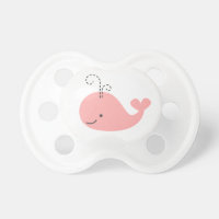 Little Whale in Pink Pacifier