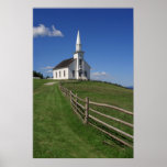 Little White Church Poster at Zazzle