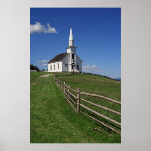 little white church poster