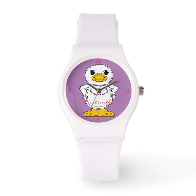 Little White Duck Standing Thunder_Cove Watch (Front)