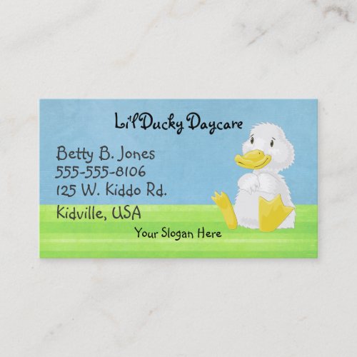 Little White Ducky Business Cards