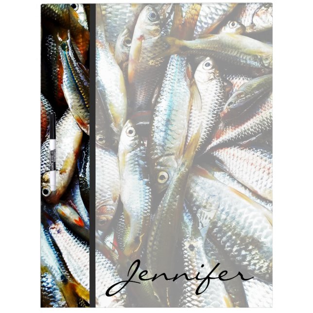 Little White Fish Dry Erase Board (Front)
