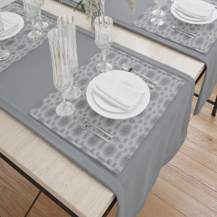 Little white floral fallen (The pattern) Cloth Placemat