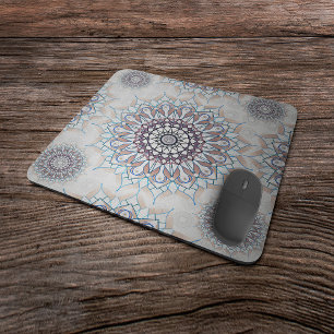 Little white floral fallen to the rural mouse pad