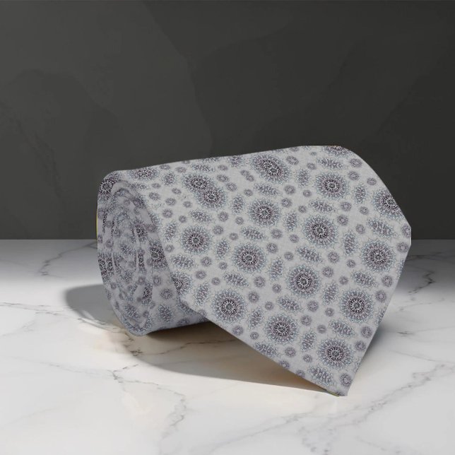 Little white floral fallen to the rural pattern neck tie (Creator Uploaded)