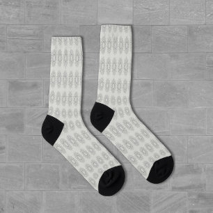 Little white floral fallen to the rural pattern socks