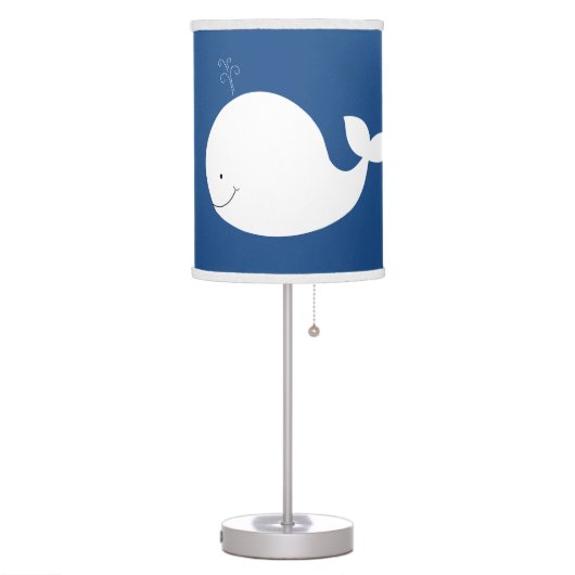 Little White Whale Nursery Lamp (Left)