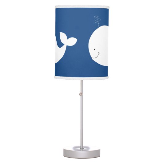 Little White Whale Nursery Lamp (Front)