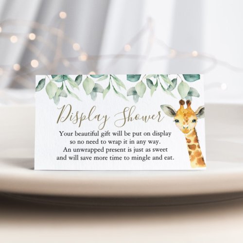 Little Wild One Safari Display Baby Shower