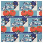 Little Wildcat tomatoes crate label print Fabric