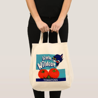 Little Wildcat tomatoes crate label Tote Bag