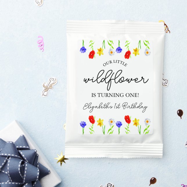 Little Wildflower 1st Birthday Lemonade Drink Mix (Packets)
