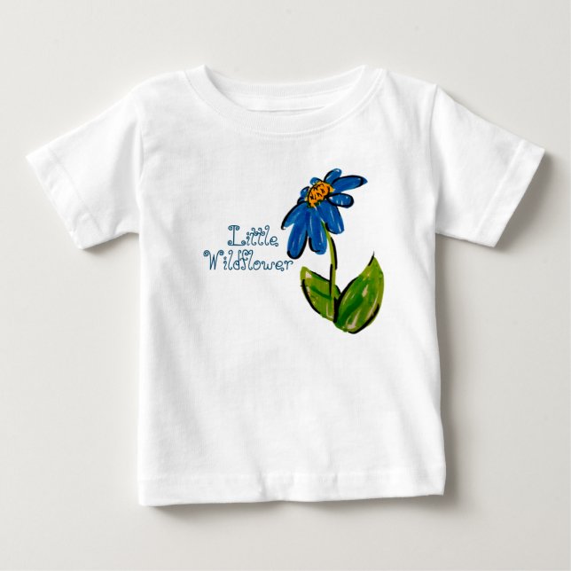 Little Wildflower Art Work  Baby T-Shirt (Front)