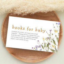 Little Wildflower Baby Shower Books for Baby