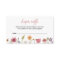 Little Wildflower Baby Shower Diaper Raffle Ticket