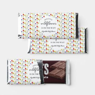 Little Wildflower Baby Shower Hershey Bar Favors