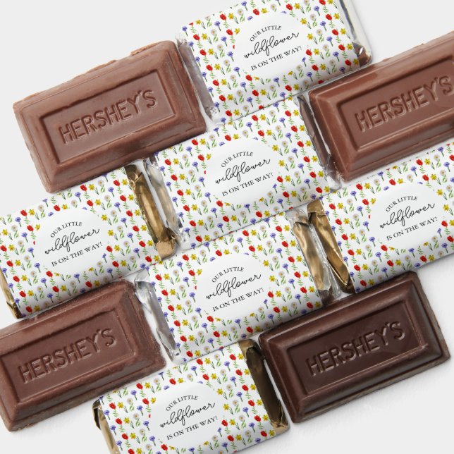 Little Wildflower Baby Shower Hershey's Miniatures (Assorted)