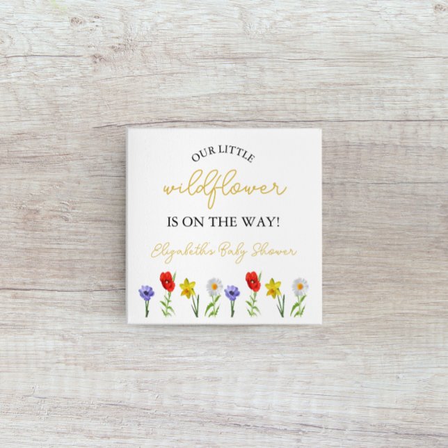 Little Wildflower Baby Shower Napkins (Creator Uploaded)