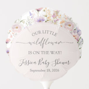 Little Wildflower Baby Shower Party Balloon