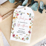 Little Wildflower Baby Shower Thank You Gift Tags<br><div class="desc">Is there a little wildflower on the way soon? A floral little wildflower girl baby shower theme that is so cute! Decorate an adorable baby shower with this cute thank you tags!</div>