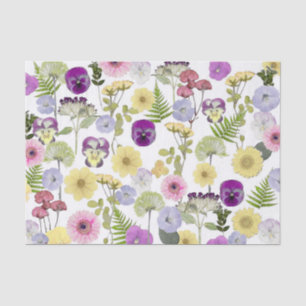 Little Wildflower baby shower theme tissue paper