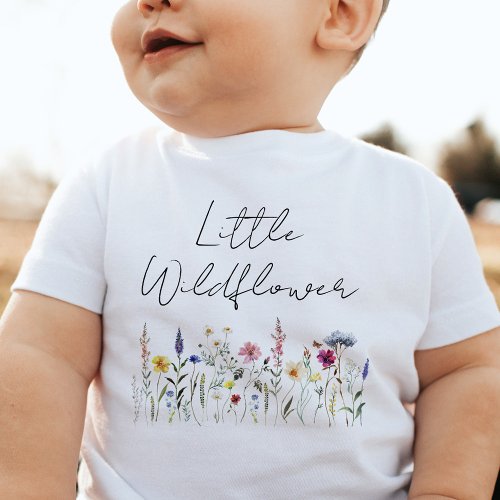 Little Wildflower Baby T_Shirt