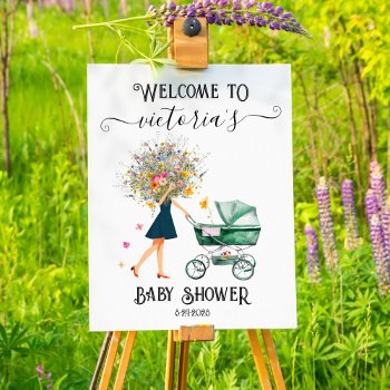 Little Wildflower Big Bouquet Welcome Sign by McBooboo at Zazzle