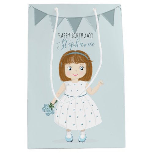 Little Wildflower Birthday  Medium Gift Bag