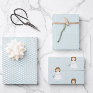 Little Wildflower Birthday Wrapping Paper Sheets