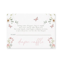 Little Wildflower Butterfly Girl Baby Shower