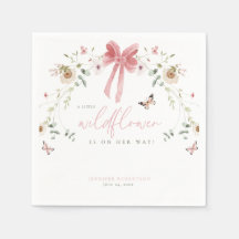 Little Wildflower Butterfly Girl Baby Shower