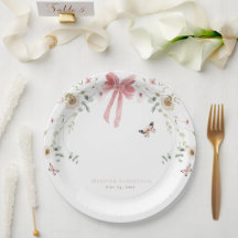 Little Wildflower Butterfly Girl Baby Shower