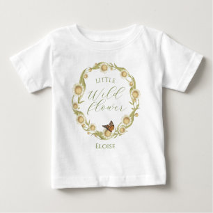 Little Wildflower Daisy Floral Baby T-Shirt